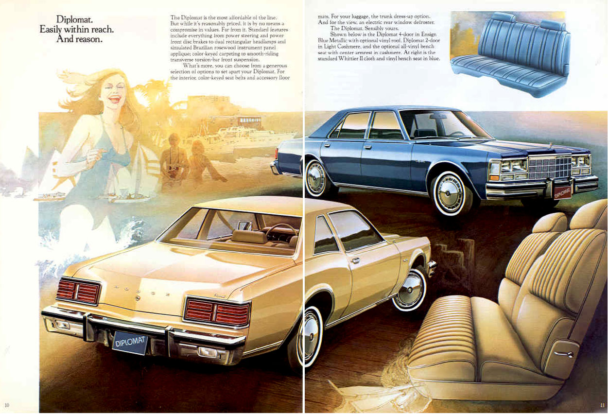 1979 Dodge Diplomat Brochure Page 8